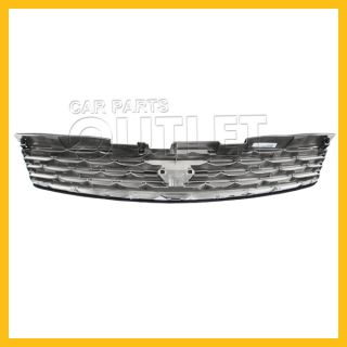 2003 2007 Infiniti G35 Coupe Chrome Grille IN1200107 Gloss Black Finished Insert