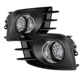 11 12 Scion TC LED Fog Lights Lamp Clear w Wiring Kit w Switch L R