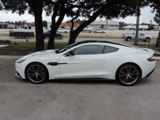2014 Aston Martin Vanquish Coupe White Black and Red Leather