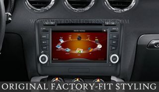 Veyron Audi TT Navigation System Inc New Sygic Maps DVD USB Bluetooth GPS iPod