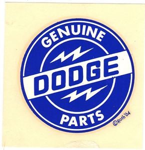 Vintage Ed Roth Decal Dodge Parts Hot Rod Drag Racing Gasser Hemi NHRA Old Mopar