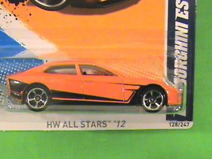 Hot Wheels Lamborghini Estoque K Mart Exclusive Vehicle HW All Stars '12 Orange