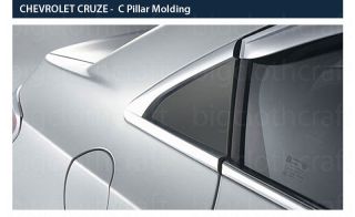 New Chrome C Pillar Cover Molding Trim A841 for Chevrolet Cruze 4DOOR 2011 2012