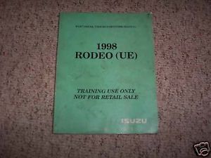 1998 Isuzu Rodeo Electrical Wiring Diagram Book