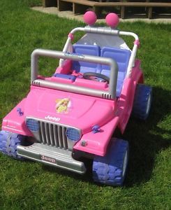 Fisher Price Barbie Jammin' Jeep Power Wheels