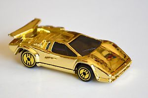 ∞ Hot Wheels 1993 Gold Lamborghini Countach Revealers 1st Place Prize Ultrahots