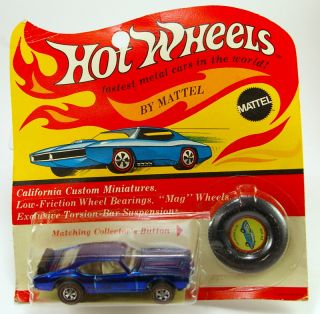 ★ Hot Wheels Redline Olds 442 Sapphire Blue Blister Pack Extremely Tough N R ★