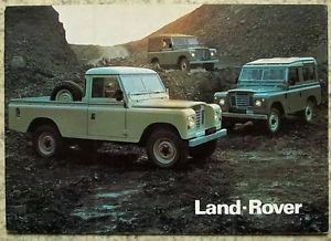 Land Rover Series III Sales Brochure Nov 1978 3252 B Short Long Station Wagon