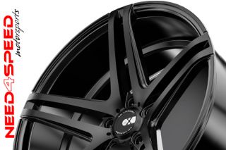 20" XO Caracas Matte Black Concave Wheels Rims for Land Rover Range Rover Evoque