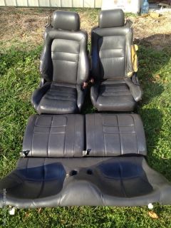 Dodge Stealth Mitsubishi 3000gt Complete Set of Interior Seats Fake Leather