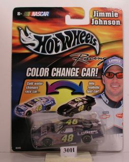 Hot Wheels NASCAR Color Changer Car 48 Jimmie Johnson 30 H