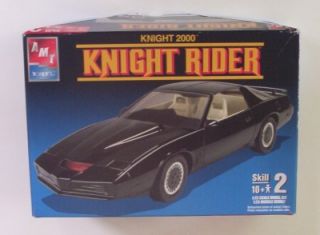 Knight Rider Pontiac Firebird Knight 2000 AMT 1 25 Model Car Kit Opened