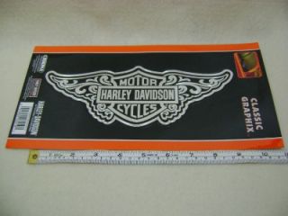 Harley Davidson Filigree Classic Bar and Shield Emblem Decal by Chroma Graphics