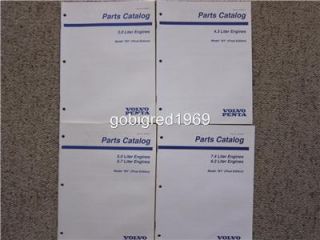 1998 Volvo Penta Marine Engine Parts Catalog 4 3 3 0 5 7 7 4 8 2 by Choice of 1
