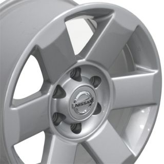 18" Silver Titan Wheels Set of 4 Rims Nissan Titan Armada Infiniti QX56