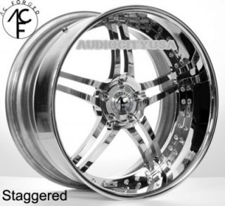 22" AC Forged SPLIT5 CH 3pc Wheels and Tires Rims for BMW Mercedes 1pc