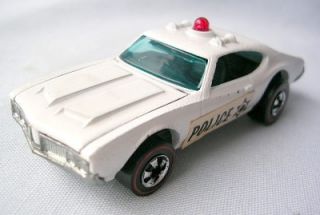 1973 Hot Wheels Redline White Olds Police Cruiser