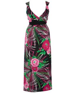 Lovedrobe Pink Deep V Crossover Maxi Dress