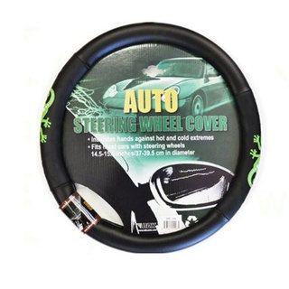 Green Gecko Steering Wheel Cover Auto Interior Accessories