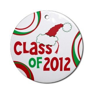 Class of 2012 Christmas Ornament (Round) w/Tassel by biskerville
