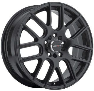 Vision Cross 16 Black Wheel / Rim 5x105 & 5x115 with a 38mm Offset and a 73.1 Hub Bore. Partnumber 426 6795MB38 Automotive