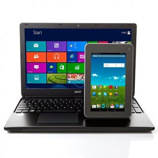 Acer 15.6" Laptop and 7" Android Tablet Dual Core Bundle