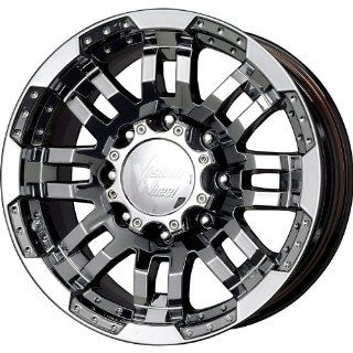 Vision Warrior 18 Black Chrome Wheel / Rim 5x4.5 with a 18mm Offset and a 83 Hub Bore. Partnumber 375H8865PB18 Automotive