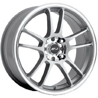 MSR 43 16 Silver Wheel / Rim 4x100 & 4x4.5 with a 35mm Offset and a 72.64 Hub Bore. Partnumber 4337701 Automotive
