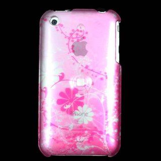 Cuffu   Pink Flower   Apple iPhone 3G / 3G S Case Cover + Screen Protector Perfect for Sprint / AT&T (Cingular) / Nextel / Tmobile / Verizon / Alltel / U.S. Cellular / Virgin Mobile / Boost Mobile / MetroPCS / Cricket / SunCom / Qwest Wireless / Helio 
