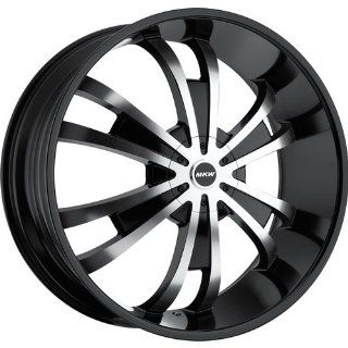 MKW M109 24 Black Wheel / Rim 5x135 & 5x5.5 with a 18mm Offset and a 87 Hub Bore. Partnumber M109 2495002018B Automotive