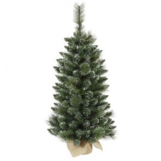 3 ft. PVC Christmas Tree   Frosted   Snow Tip Pine/Berry   134 Tips   Unlit   Vickerman B106436