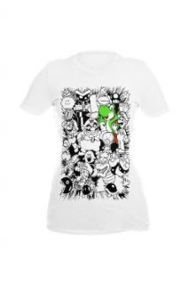 Nintendo Super Mario Bros. Yoshi Sketch Girls T Shirt Size  Medium Clothing