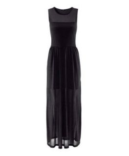 WIIPU Womens sleeveless floor length dress split in sides(WP 154)   XXLarge Clothing