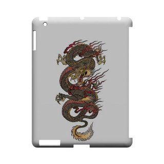 Dragon on White   Geeks Designer Line Tattoo Series Hard Case for Apple iPad 2nd Generation Computers & Accessories