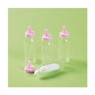 Lot of 6 Pink Mini Baby Girl Bottle Containers Shower Party Favors Health & Personal Care