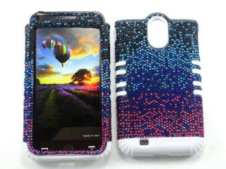 3 IN 1 HYBRID SILICONE COVER FOR SAMSUNG GALAXY S II S2 EPIC 4G TOUCH SPRINT, BOOST, US CELLULAR, VIRGIN MOBILE HARD CASE SOFT WHITE RUBBER SKIN BLACK BLUE PINK WH FD173 D710 KOOL KASE ROCKER CELL PHONE ACCESSORY EXCLUSIVE BY MANDMWIRELESS Cell Phones &am