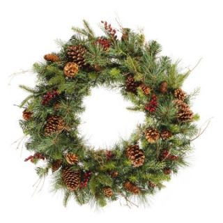 Vickerman 30 in. Cibola Mix Berry Wreath   Christmas Wreaths
