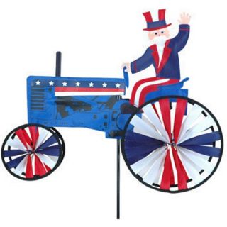 Premier Designs 22 in. Uncle Sam Tractor Spinner   Wind Spinners