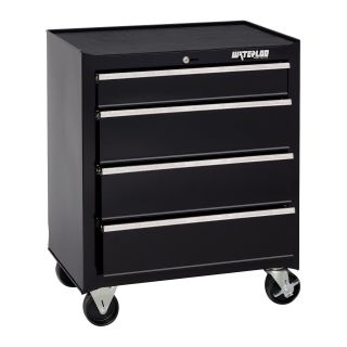 Waterloo Shop Series 26 in. Black 4 Drawer Cabinet   Tool Chests & Cabinets
