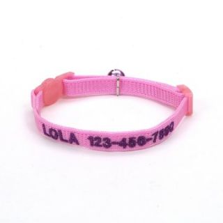 Coastal Pet Products 3/8 in. Personalized Safe Cat Nylon Breakaway Collar   Cat Collars