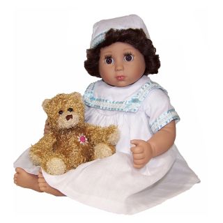 Molly P. Originals Catrina 18 in. Doll with Open Close Eyes and Daisy Bear Combo   Baby Dolls