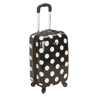 Rockland Luggage 20 in. Polycarbonate Carry On   Black Dot   Luggage