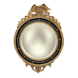 Hickory Manor House Regency Eagle Convex Mirror   Wall Mirrors