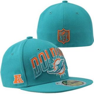 New Era Miami Dolphins Youth 2013 NFL Draft 59FIFTY Fitted Hat   Aqua