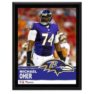 Michael Oher Baltimore Ravens Sublimated 10.5 x 13 Plaque
