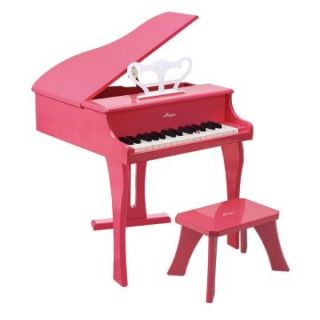 Hape 30 Key Pink Happy Grand Piano   Kids Musical Instruments