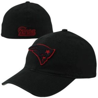 47 Brand New England Patriots Rue Slouch Flex Hat   Black