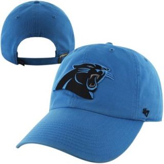 47 Brand Carolina Panthers Cleanup Adjustable Hat   Panther Blue