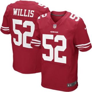 Nike Patrick Willis San Francisco 49ers Elite Jersey   Scarlet