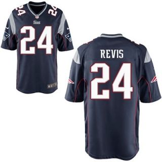 Nike Darrelle Revis New England Patriots Youth Game Jersey   Navy Blue